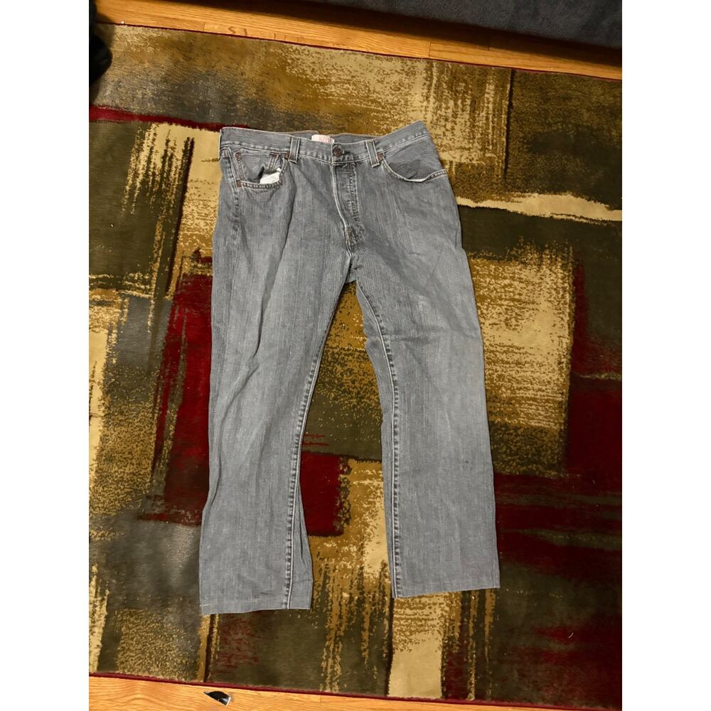 Vintage Levi's 501 Gray Wash Jeans Made in Mexico – 100% Cotton